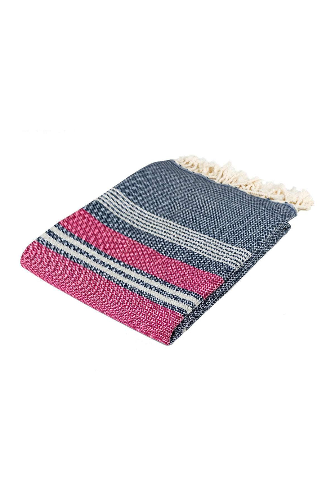 New York Pink Organic Cotton Beach Towel