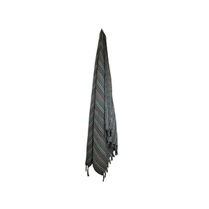 Colored Stripes Handwoven Turkish Towel, Throw, Shawl