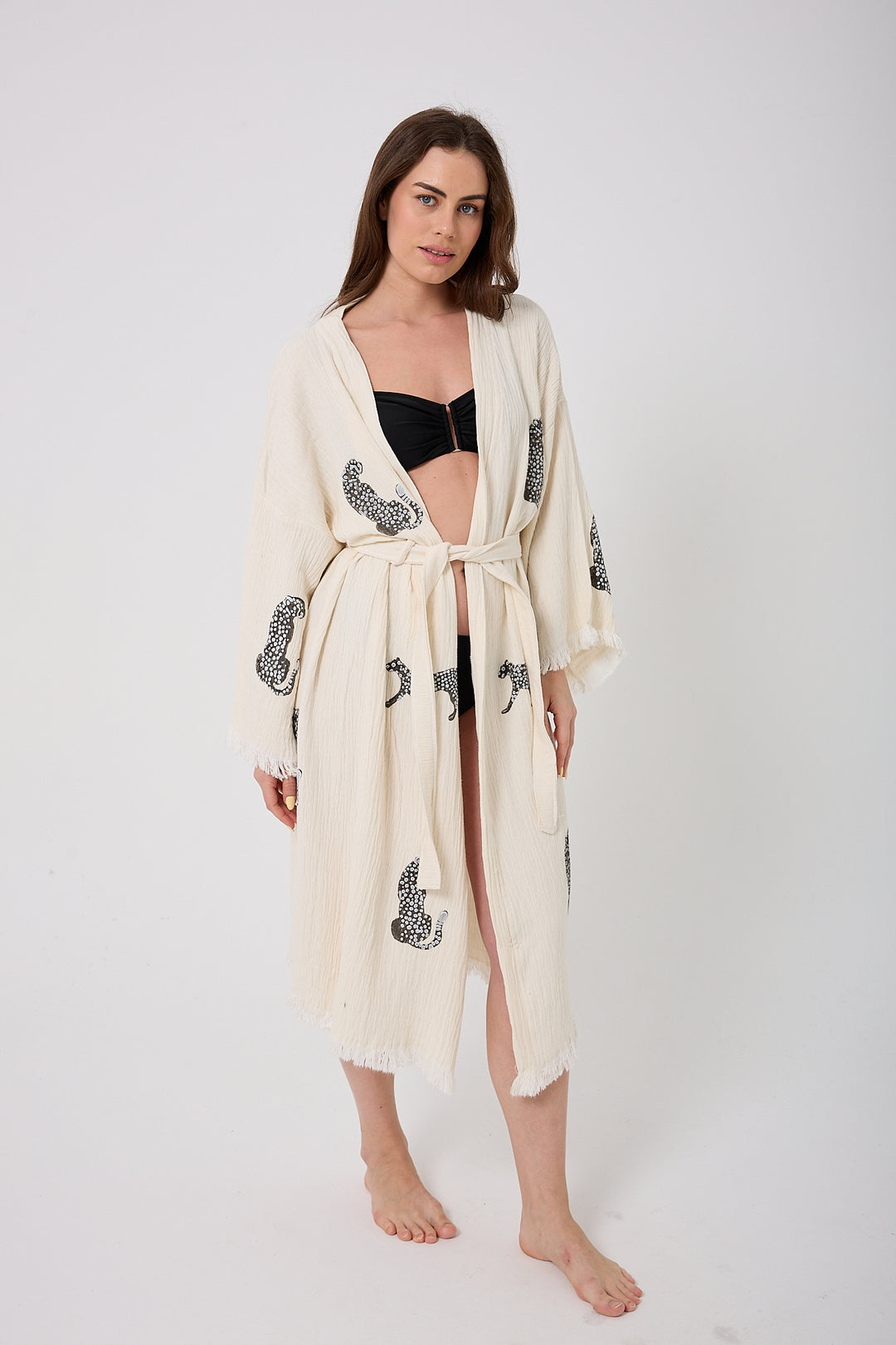 Kimono de pantera - Color natural