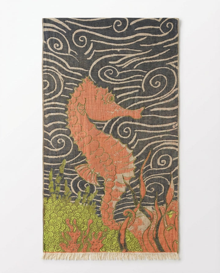 Seahorse Turkish Towel – Quick Drying Towel