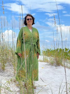 Sun and Moon Kimono-Robe-Green,  Lounge Wear