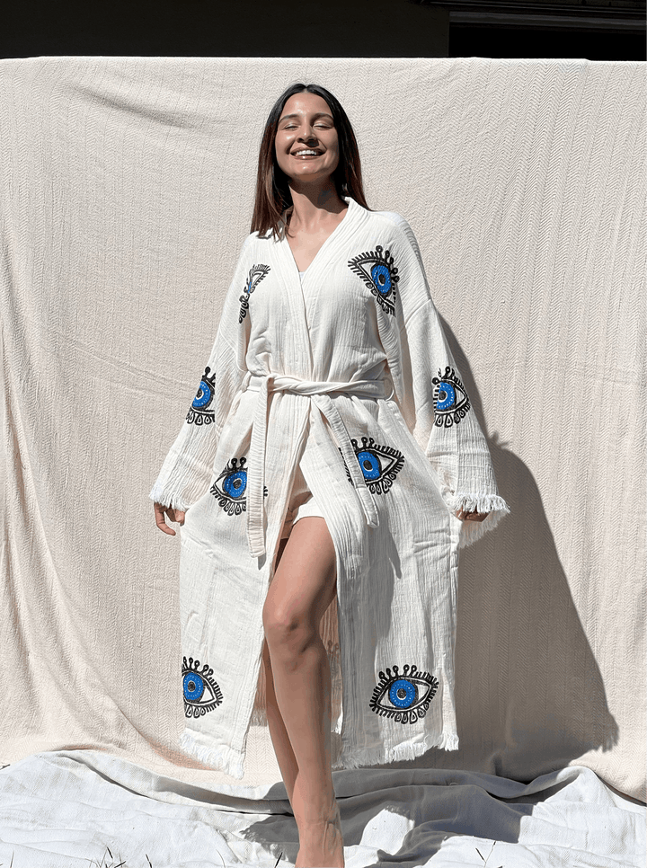 Awake Eye Kimono Robe