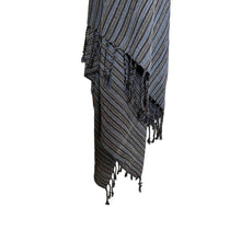 Load image into Gallery viewer, Black Sea Handwoven Turkish Towel, Throw, Shawl
