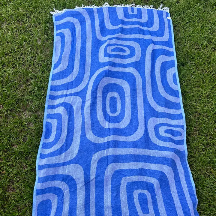 Psychedelic Turkish Towel, Throw, Shawl