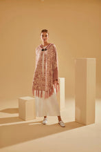 Load image into Gallery viewer, Luxurious Soft Knitted Peach Cardigan Poncho, Cloak, Ruana
