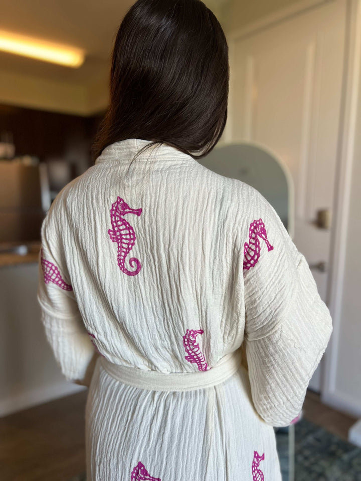 Seahorse Kimono Robe