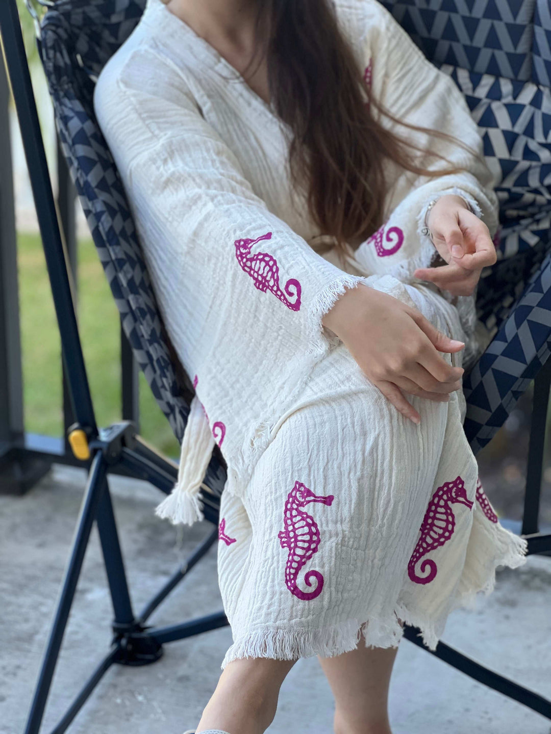Seahorse Kimono Robe