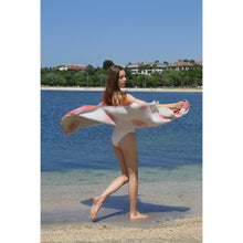 Load image into Gallery viewer, Eye Red Sand Resistant Turkish Beach Towel, Throw, Shawl
