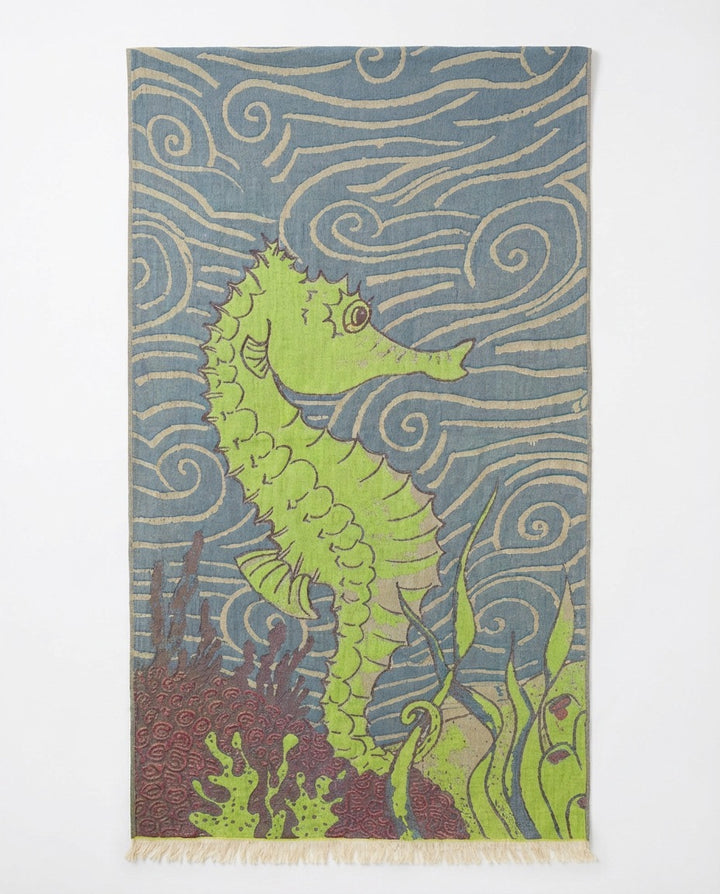 Seahorse Turkish Towel – Quick Drying Towel