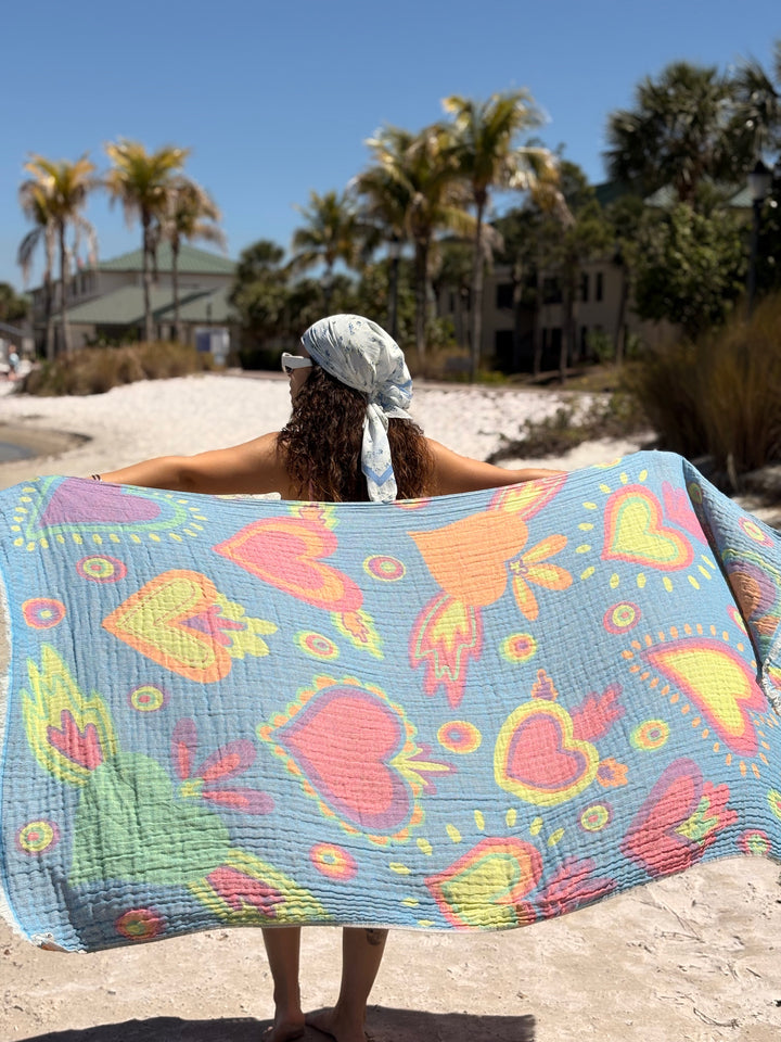 Heart Turkish Towel