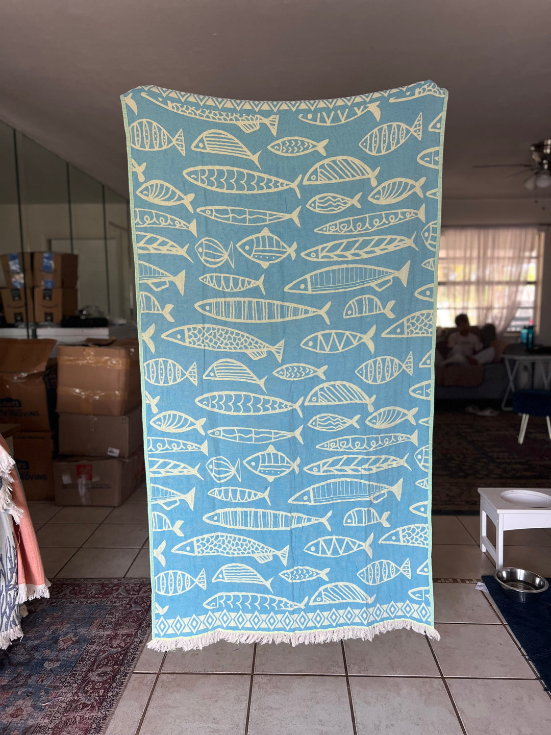 Fishes Turkish Towel