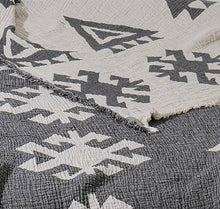Load image into Gallery viewer, Mother Earth Crinkled Muslin Bed Blanket Queen/King
