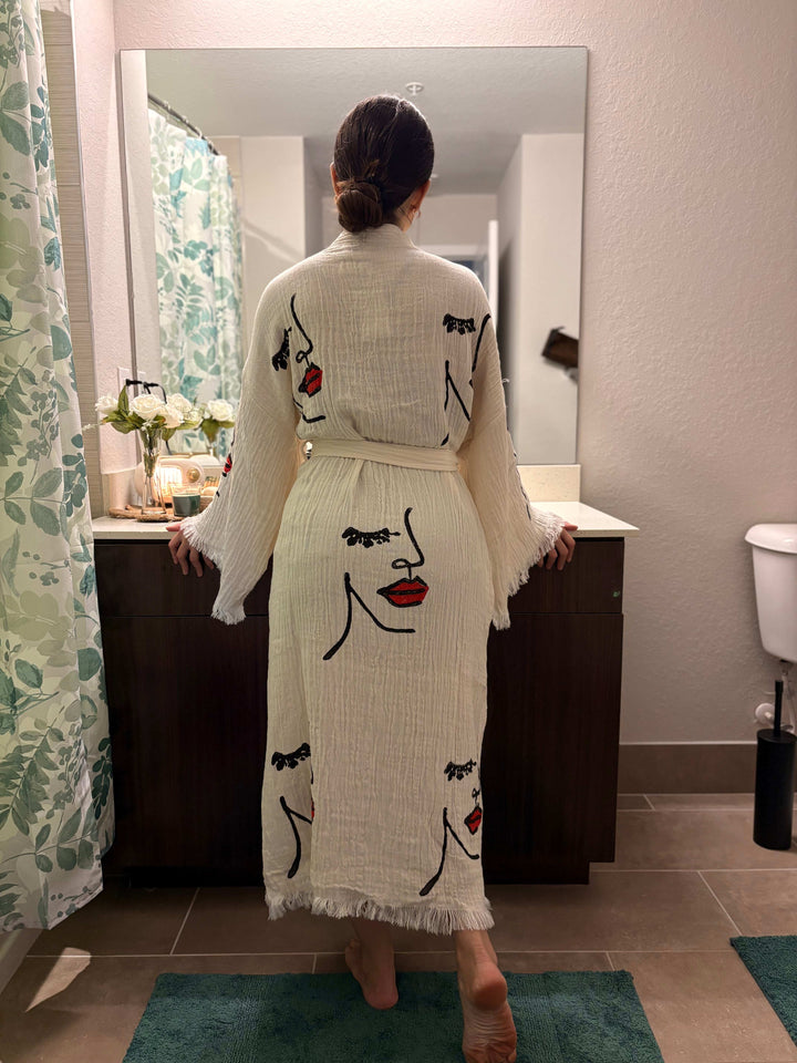 XL Pretty Women Kimono Robe