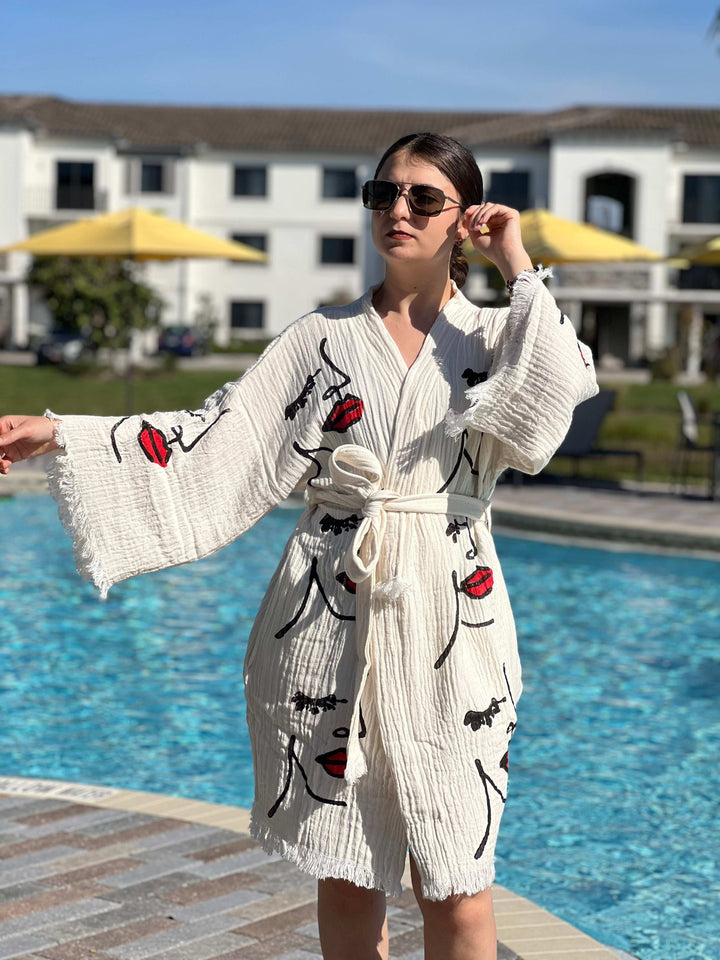 XL Pretty Women Kimono Robe