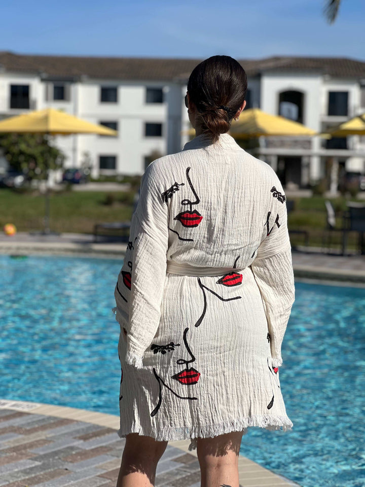 XL Pretty Women Kimono Robe