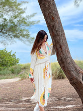 Load image into Gallery viewer, Sunshine Kimono Robe, Lounge Wear, Beach Wear, Morning Gown, Dressing Robe, House Gown
