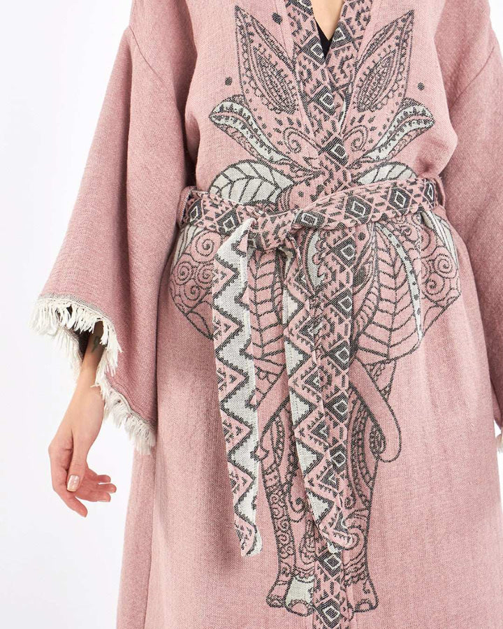 Pink Rose Elephant Robe