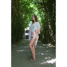 Load image into Gallery viewer, Hand Block Printed Beach Coverup, Shirt (Coral)
