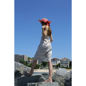 Mandala Beige Sand Resistant Turkish Beach Towel, Shawl