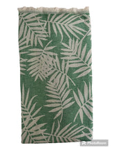 Load image into Gallery viewer, Leaf Sand Resistant Turkish Beach Towel, Throw, Shawl
