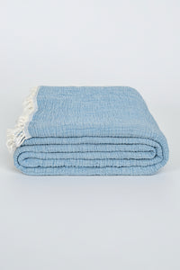 Crinkled Muslin Bed Blanket Queen/King