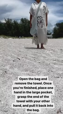 Magic Beach Towel Bag