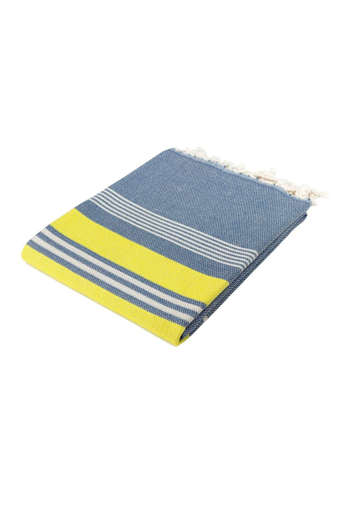 Helsinki Yellow Organic Cotton Beach Towel