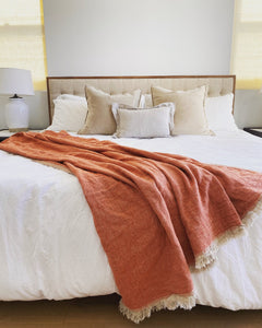 Earth Bed Blanket Terracota