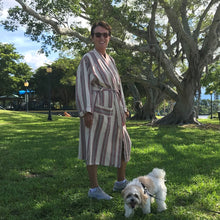 Load image into Gallery viewer, Turkan Linen Handwoven Robe
