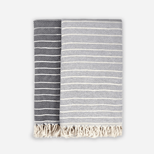 Load image into Gallery viewer, Istanbul Bamboo Towels in grey
