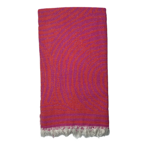 circle fest turkish towel  pink