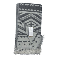 Load image into Gallery viewer, desert black turkish towel
