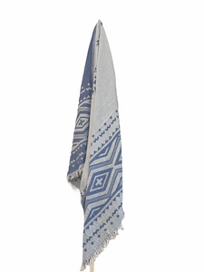 desert blue turkish towel