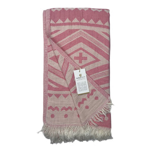 desert pink turkish towel