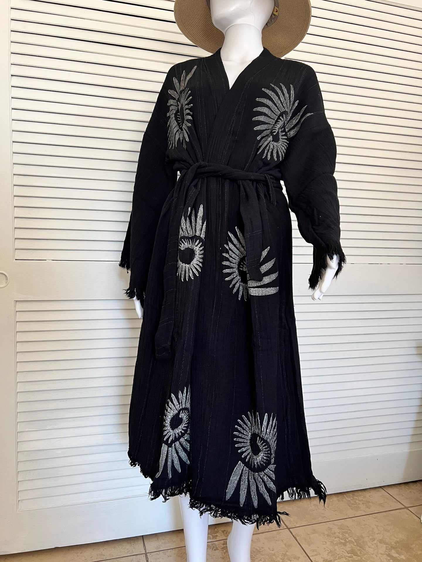 Infinity Kimono Robe- Black, Lounge Wear, Beach Wear