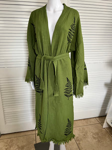 Fern Kimono-Robe-Green,  Lounge Wear