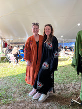 Load image into Gallery viewer, Eye  Kimono Robe- Black, Lounge Wear, Beach Wear
