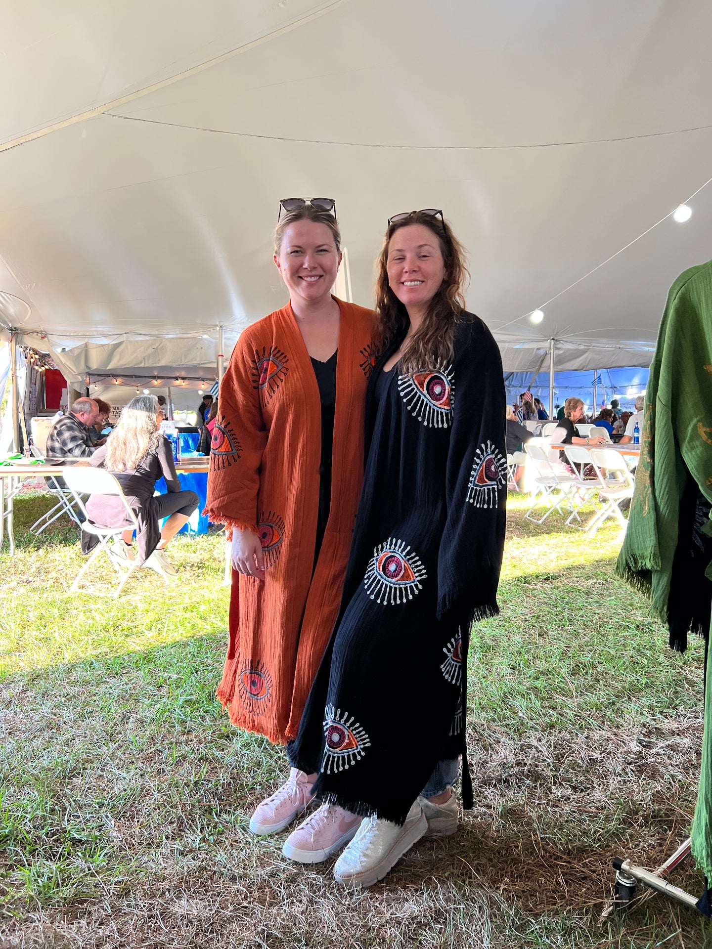 Eye  Kimono Robe- Black, Lounge Wear, Beach Wear