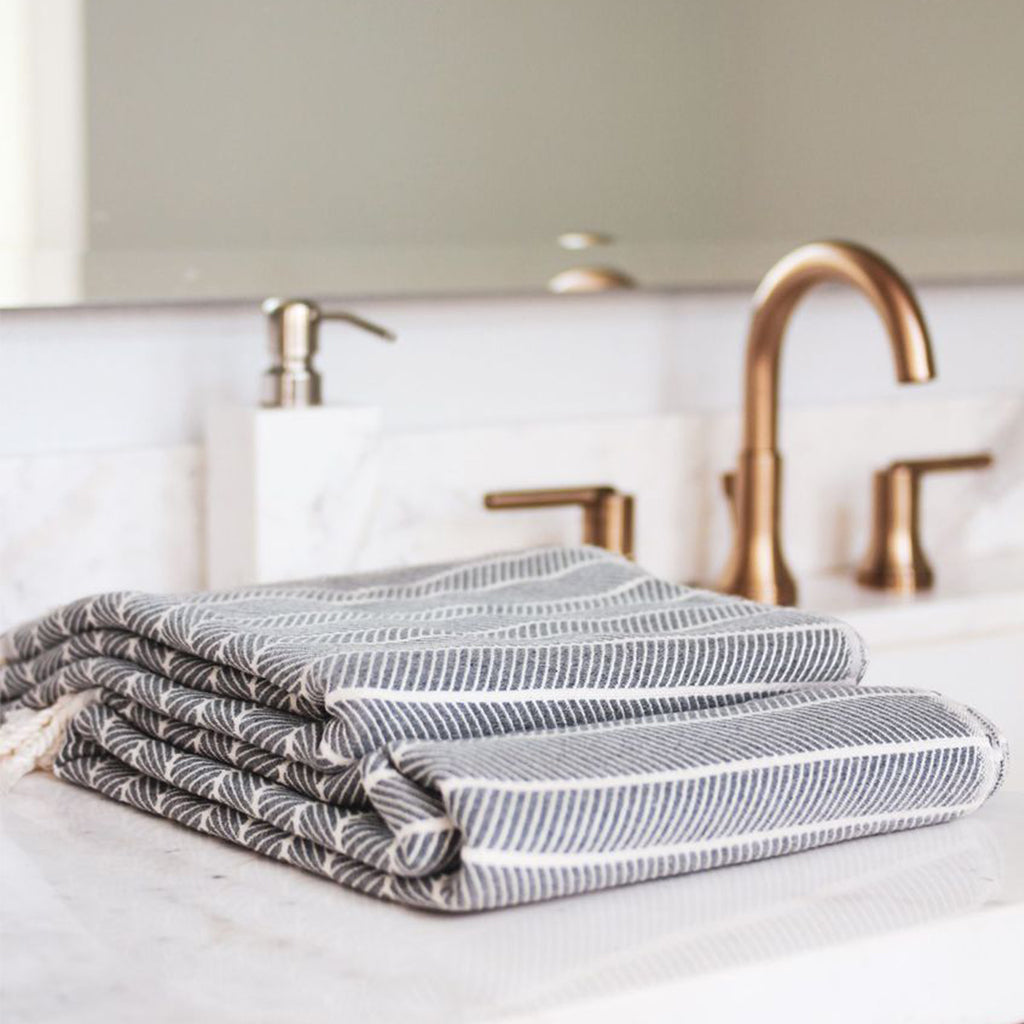 Istanbul Bamboo Towel Dark Grey