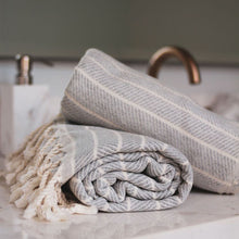 Load image into Gallery viewer, Istanbul Bamboo Towel Light Grey
