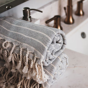 Istanbul Bamboo Towel Light Grey