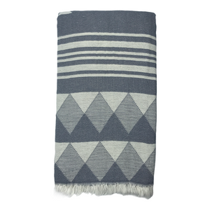mist grey  turkish towel